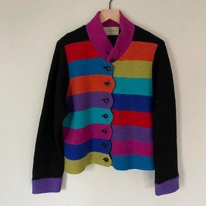 Vintage Colorful Wool Jacket
